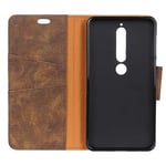 Phone Case for HUAWEI Mate 10 Lite, Business Wallet Phone Case with Kickstand, Leather Phone Cover Flip Case Magnetic Closure Protective Phone Shell for HUAWEI Mate 10 Lite (Brown)