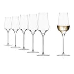 Stölzle_Lausitz Lot de 6 flûtes à champagne élégantes en cristal de qualité supérieure - Verres à prosecco extravagants