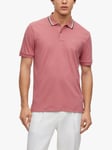 BOSS Penrose Slim Fit Polo Shirt, Pink