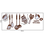 Diy Restaurant Kitchen Wall Decal Removable Art Stickers Di Onesize