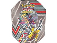 Pokebox Giratina - 220 Pv - Pokemon Carte Francaise A Collectionner - Set Boite Metal Grise + 1 Carte Tigre