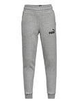 PUMA Ess Logo Pants Fl Cl B Grå