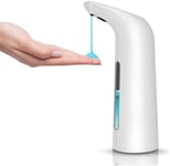 YspgArt Automatic Soap Dispenser Touchless Sensor Hands Free Soap Dispenser Battery Operated Soap Dispenser 400ml Pump Electronic Drippy Liquid Soap Dispensers for Kitchen Bathroom