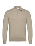 Knitted Polo Shirt Beige Filippa K