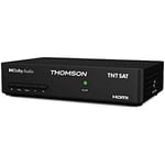 THOMSON THS 806 TNTSAT HD, DVB-S2, pour recevoir la TNT Gratuite par Satellite, Carte TNTSAT valable 4 Ans Incluse, HDMI, P&eacute;ritel, Spdif, USB, Flux RSS, Alimentation 230/12V fournie