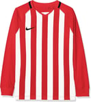Nike Kids Football Jersey Striped Division Training Construction Red / White, L