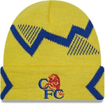 Chelsea FC 1992 New Era Cuffed Skull Knitted Beanie Hat Yellow Free UK Shipping