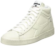 Diadora Mixte Game L Low Waxed Sneaker, Blanc (White 01), 47 EU