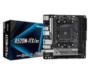 ASRock A520M-ITX / AC prend en charge la carte mère des processeurs AMD AM4 Ryzen ™ / Future AMD Ryzen ™ de 3e génération (séries 3000 et 4000).