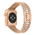 Apple Watch Series 4 44mm crystal rhinestone décor watch band - Gold