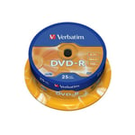 DVD-R VERBATIM 4,7GB 25/fp