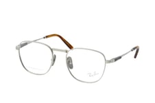 Ray-Ban Frank Titanium RX 8258V 1224, including lenses, SQUARE Glasses, UNISEX
