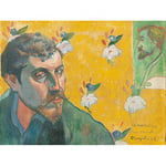 Paul Gauguin Self Portrait Les Miserables Large Wall Art Print Canvas Premium Poster Mural