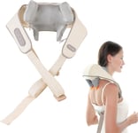 Neck and Shoulder Massager, Shiatsu Neck and Shoulder Massager with Heat, Two Ma