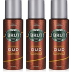 Brut Deo Spray Oud 200ml x 3