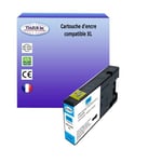Cartouche compatible avec Canon Maxify MB2050, MB2150, MB2155, MB2350, MB2750, MB2755 remplace Canon PGI-1500 XL Cyan - T3AZUR