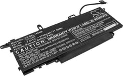 Kompatibelt med Dell Latitude 9410 2-in-1, 7.6V, 6750 mAh