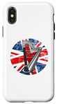 iPhone X/XS Harp UK Flag Harpist String Player British Musician Case