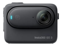Insta360 Go 3 - Actionkamera - 2,7 K / 30 fps - flash 64 GB - Wi-Fi, Bluetooth - under vannet inntil 5 m - midnatts sort