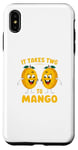 iPhone XS Max It Takes Two To Mango Funny Fruity Pun Graphic Case