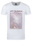 Joy Division T-shirt Space Unknown Pleasures Men's White