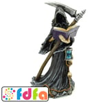 Puckator The Reaper Figurine With Book Of The Dead And Scythe Ornament Gift