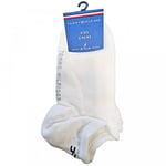 Tommy Hilfiger Boy's TH Children Sneaker 2 Pack Ankle Socks, White, 2.5-5 UK