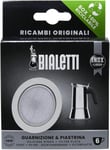 Bialetti - Filter & Gasket Set, fits Venus, Musa, Kitty, Stainless Steel, 6 Cup
