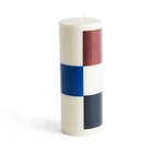 HAY Column Candle blockljus large 25 cm Off white-brown-black-blue