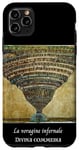 Coque pour iPhone 11 Pro Max La carte de l'enfer Dante's Divine Comédie peinture par Botticelli