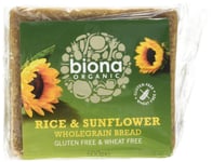 Biona Wholegrain Rice Bread With Sunflower Seed 6 x 500g DATED 10/22
