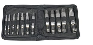 Håltagare för läder Condor Werkzeug C0080/12; 3-16 mm; 12 st.
