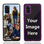 Custom Phone Case for Samsung Galaxy S20 Plus/ S20+ 5G, Customized Personalized Photo/Text/Logo Phone Cover, Anti-Scratch Glass Cover, Make Your Own Phone Case