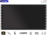 Bilstereo Nvox Touch monitor åpen ramme led 21cali vga hdmi usb bnc 12v 230v