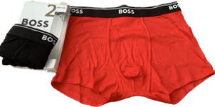 Hugo Boss Mens 2 Pack  Boxer Trunks Medium New RRP £28 100% Cotton Genuine