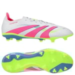 adidas Predator League Fg/ag Celestial Victory - Vit/lucid Pink/lucid Lemon, storlek 46⅔