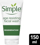 Simple Regeneration Age Resisting with green tea and prebiotic Facial Wash...
