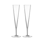 Orrefors - Geometry Champagne Glas 25 cl 2-Pack - Champagneglas - Claesson Koivisto Rune - Transparent