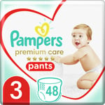 Pampers Premium Care Pants Midi Size 3 Buksebleer 6-11kg 48 stk.