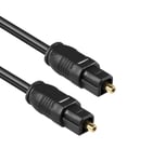 QiCheng&LYS Toslink Digital Optical SPDIF Audio Cable, Optical Audio Cable(10ft 3m)