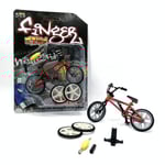 Legering Mini Fingercykel BMX Barnleksaker Barn Pojkar Finger Scooter Nyhet Gag Racing Leksak Fingerboard Brinquedos Present Röd