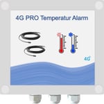4G SMS Temperaturövervakning av frys- och kylrum