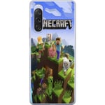 Sony Xperia 10 V Genomskinligt Skal Minecraft