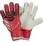 adidas Målvaktshandske Predator Match Fingersave Pure Victory - Ruby/Svart/Vit Barn, storlek 6½