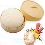 Squeeze Stressboll, Stressavlastande Boll, 2 st Bun Squishy,