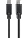 Pro USB-C <-> USB-C - DP 60W - 1m - Svart