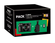 Pack Fnac Appareil photo Compact Canon PowerShot G7X Mark II + Etui + Carte mémoire SD 32 Go