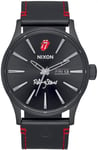 Nixon A1354-001 Rolling Stones Sort/Læder Ø38 mm