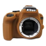 Nikon D3400 Dslr Kameraskydd Silikon Ekovänligt Mjuk - Kaffe