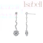Smykkekæden Isabell Sterling Silver Öronsnäcka Med Zirconia OBE201S